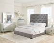 Furniture City Houma - Coaster - Camille 5-piece Eastern King Bedroom Set Metallic Mercury - 300621KE-S5