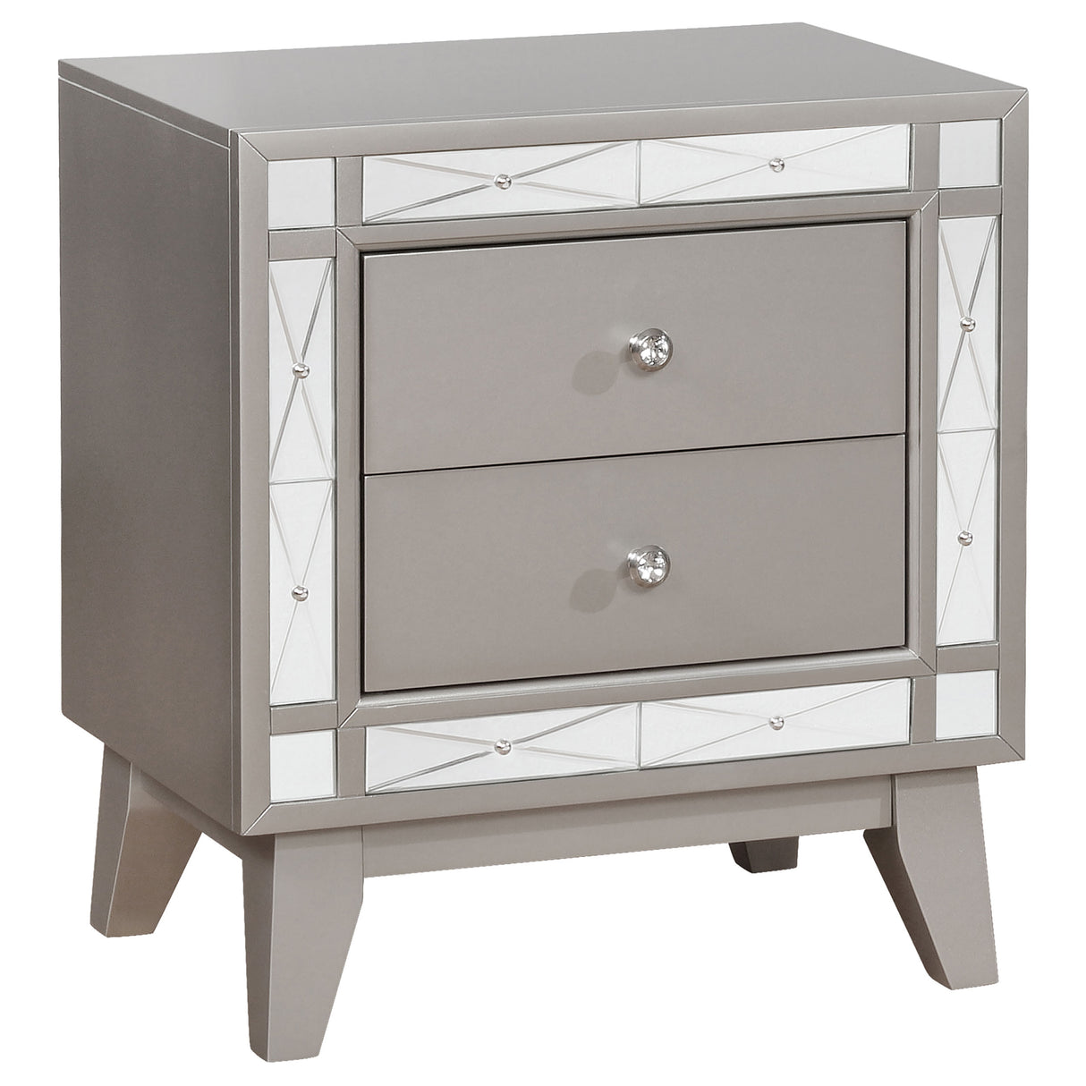 Camille 5-piece Queen Bedroom Set Metallic Mercury