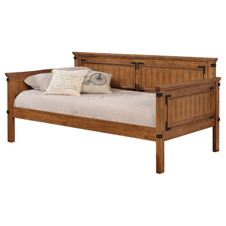 Furniture City Houma - Coaster - Oakdale Wood Twin Daybed Rustic Honey - 300675