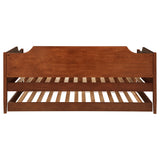 Redding Wood Twin Daybed With Trundle Cherry