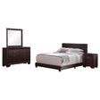 Furniture City Houma - Coaster - Dorian 4-piece Full Bedroom Set Dark Cocoa - 300762F-S4