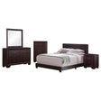 Furniture City Houma - Coaster - Dorian 5-piece Full Bedroom Set Dark Cocoa - 300762F-S5
