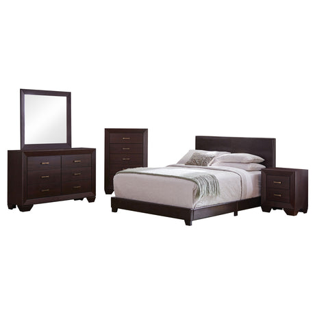 Furniture City Houma - Coaster - Dorian 5-piece Queen Bedroom Set Dark Cocoa - 300762Q-S5