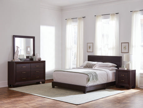 Furniture City Houma - Coaster - Dorian 4-piece Twin Bedroom Set Dark Cocoa - 300762T-S4