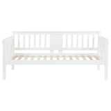 Bethany Wood Twin Daybed with Drop-down Tables White