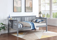 Furniture City Houma - Coaster - Bethany Wood Twin Daybed with Drop-down Tables Grey - 300838