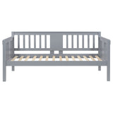 Bethany Wood Twin Daybed with Drop-down Tables Grey