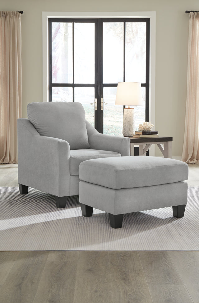 Furniture City Houma - Ashley Furniture - Adlai Chair and Ottoman - Chair and Ottoman - 30103U1