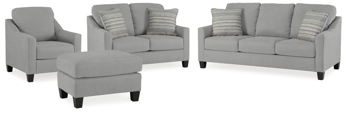 Furniture City Houma - Ashley Furniture - Adlai Sofa, Loveseat, Chair and Ottoman - Sofa, Loveseat, Chair and Ottoman - 30103U3