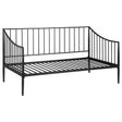 Furniture City Houma - Coaster - Newbury Metal Twin Daybed Bed Frame Matte Black - 301056