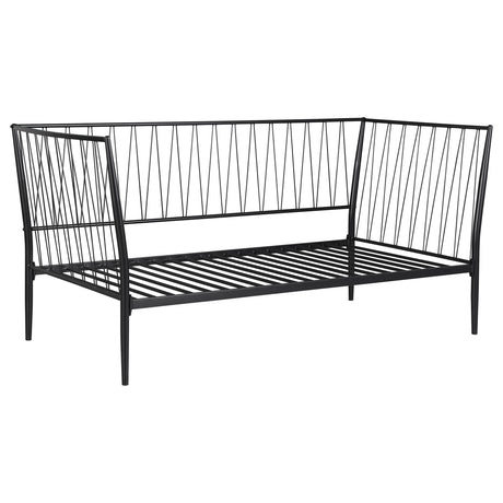 Furniture City Houma - Coaster - Richland Metal Twin Daybed Bed Frame Matte Black - 301057