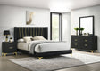 Furniture City Houma - Coaster - Kendall 4-piece Queen Bedroom Set Black - 301161Q-S4