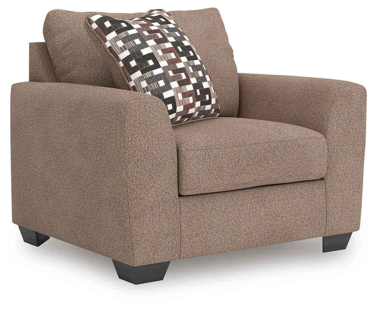 Furniture City Houma - Ashley Furniture - Triston-Peaks Living Room - Chair and a Half / Suede - 3020423