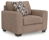 Furniture City Houma - Ashley Furniture - Triston-Peaks Living Room - Chair and a Half / Suede - 3020423