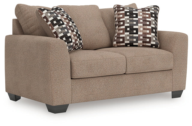 Furniture City Houma - Ashley Furniture - Triston-Peaks Loveseat - Loveseat / Suede - 3020435