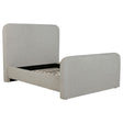 Furniture City Houma - Coaster - Wren Upholstered Queen Panel Bed Grey - 302052Q