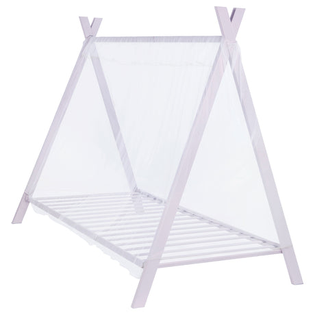 Furniture City Houma - Coaster - Fultonville Metal Twin Tent Bed Pink - 302133