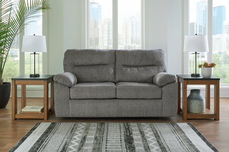 Furniture City Houma - Ashley Furniture - Bindura Glider Loveseat - Glider Loveseat / Mineral - 3030578