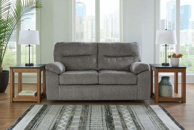 Furniture City Houma - Ashley Furniture - Bindura Glider Loveseat - Glider Loveseat / Mineral - 3030578