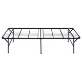 Mabel Metal Twin Mattress Support Platform Bed Black