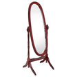 Furniture City Houma - Coaster - Foyet Wood Adjustable Full Length Cheval Mirror Merlot - 3101