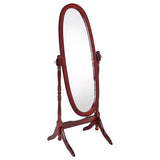 Furniture City Houma - Coaster - Foyet Wood Adjustable Full Length Cheval Mirror Merlot - 3101