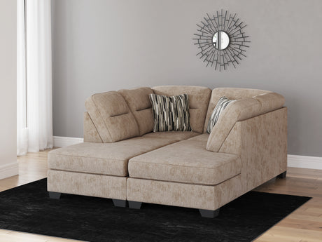 Furniture City Houma - Ashley Furniture - Olten Sectional - LAF 2-Piece Sectional with Chaise / Mocha - 31304S2