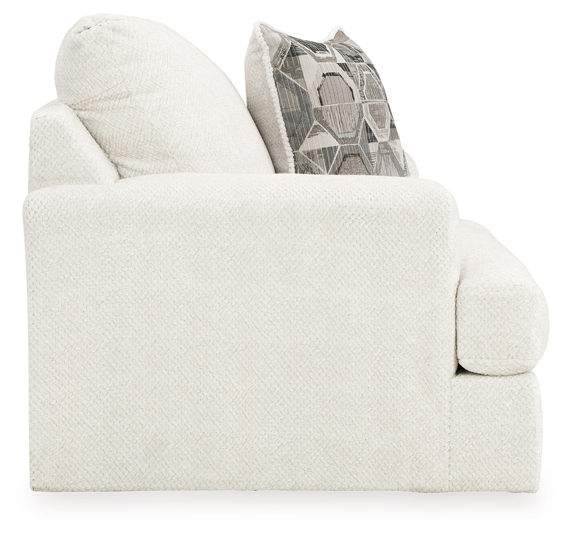 Karinne Loveseat, Oversized Chair and Accent Ottoman