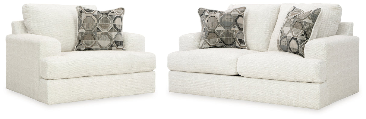 Furniture City Houma - Ashley Furniture - Karinne Loveseat and Chair - Loveseat and Chair - 31403U2