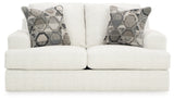 Karinne Loveseat, Oversized Chair and Accent Ottoman
