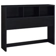 Furniture City Houma - Coaster - Westpark 49-inch Queen Bookcase Headboard Black - 315851Q