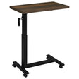 Furniture City Houma - Coaster - Westpark Height Adjustable Mobile Bedroom C-Table Dark Pine - 315886