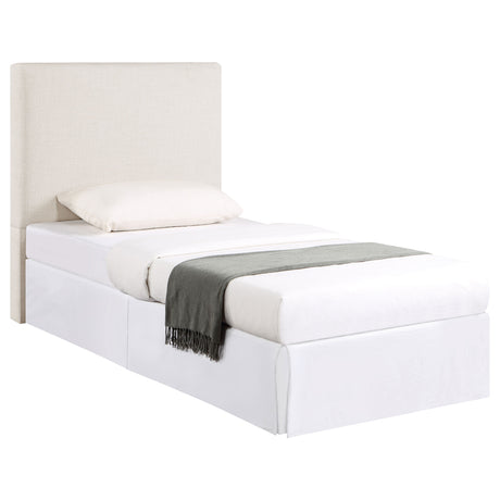 Furniture City Houma - Coaster - Pirro Upholstered Twin Panel Headboard Sand - 315980T