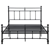 Novak 48-inch Metal Queen Open Frame Bed Matte Black