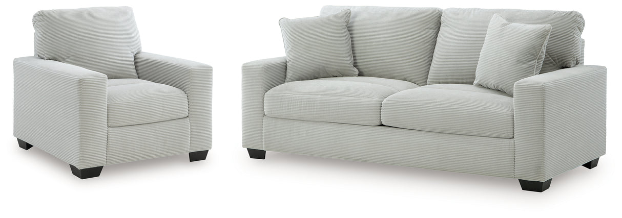 Furniture City Houma - Ashley Furniture - Greenbriar Sofa and Chair - Sofa and Chair - PC32005U4