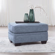 Furniture City Houma - Ashley Furniture - Carissa Manor Ottoman - Ottoman / Denim - 3260414