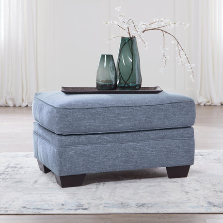Furniture City Houma - Ashley Furniture - Carissa Manor Ottoman - Ottoman / Denim - 3260414