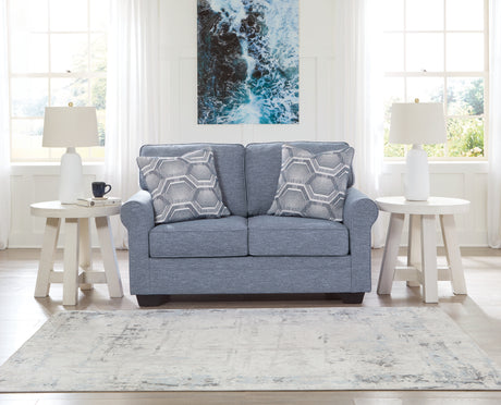 Furniture City Houma - Ashley Furniture - Carissa Manor Loveseat - Loveseat / Denim - 3260435