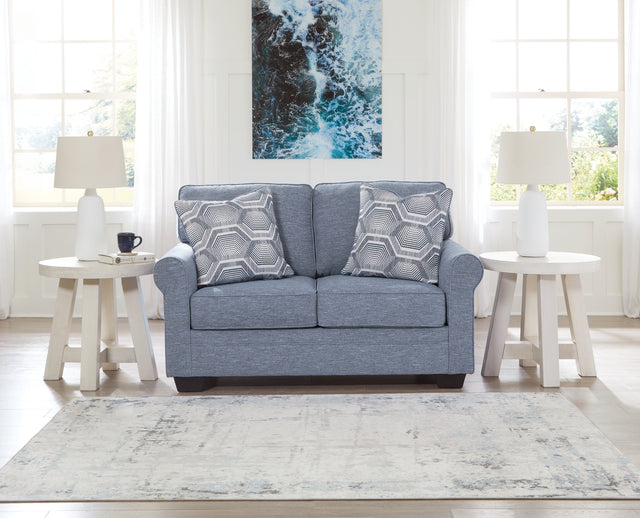 Furniture City Houma - Ashley Furniture - Carissa Manor Loveseat - Loveseat / Denim - 3260435