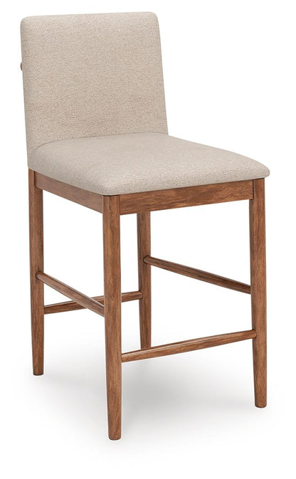Isanti - Upholstered Barstool (Set of 2) - Light Brown