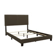 Furniture City Houma - Coaster - Boyd Upholstered Eastern King Panel Bed Charcoal - 350061KE
