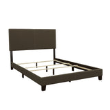 Furniture City Houma - Coaster - Boyd Upholstered Eastern King Panel Bed Charcoal - 350061KE