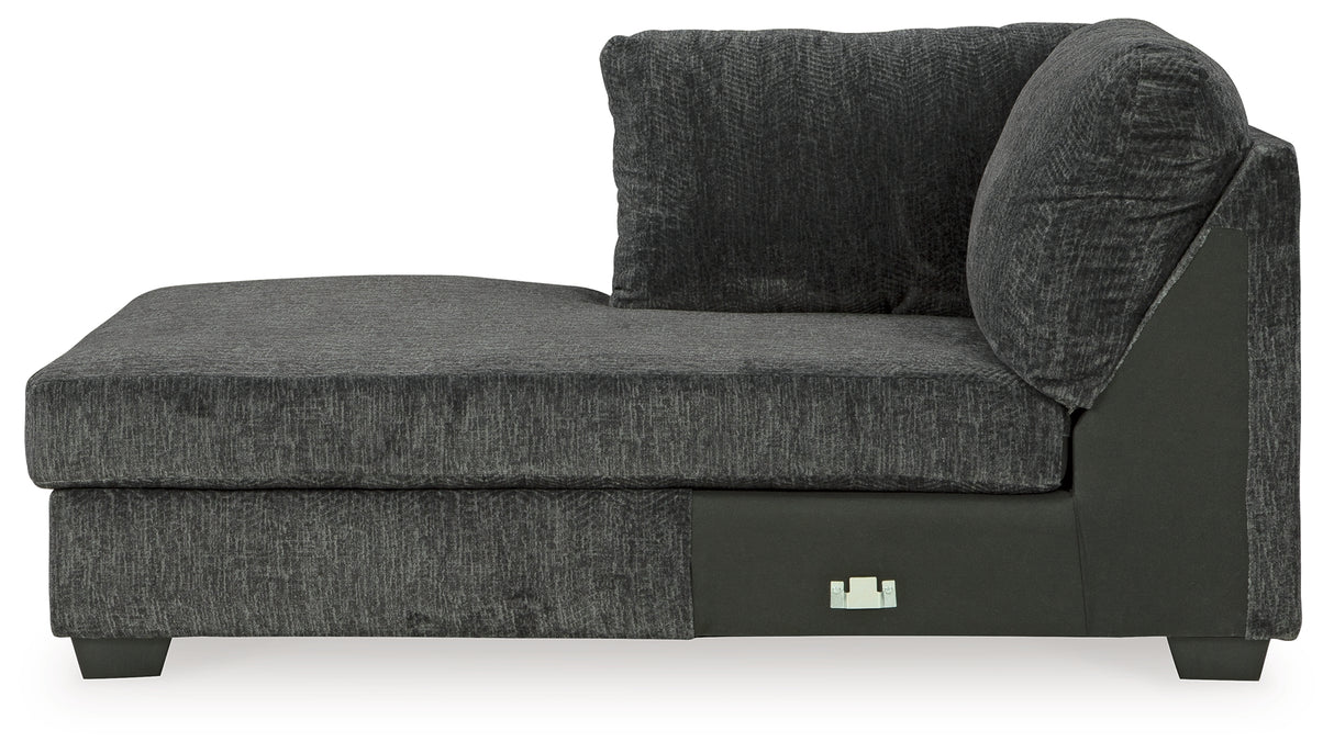 Biddeford 2-Piece Sectional and Oversized Swivel Accent Chair