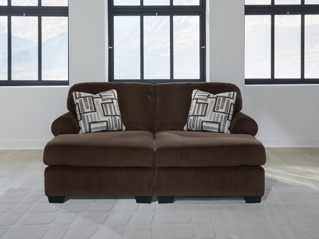 Furniture City Houma - Ashley Furniture - Kimlee 2-Piece Super Chaise - RAF 2-Piece Super Chaise / Chocolate - PC35603S4