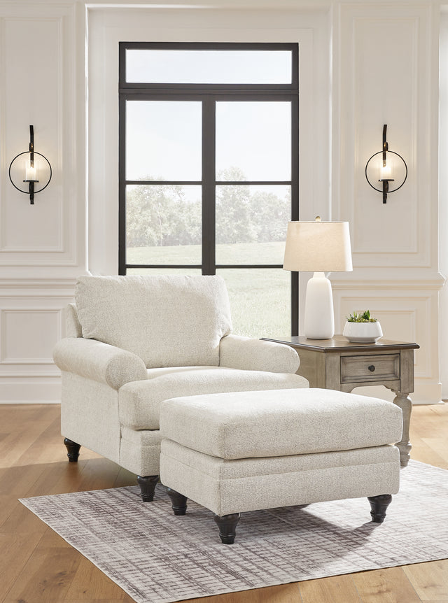Furniture City Houma - Ashley Furniture - Valerani Chair and Ottoman - Chair and Ottoman - 35702U2