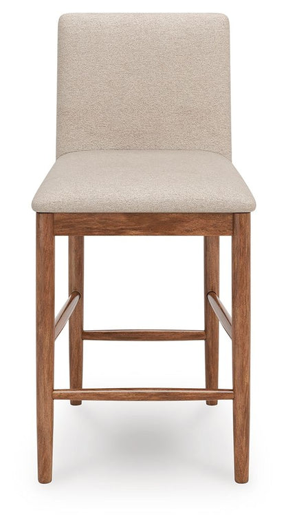 Isanti - Upholstered Barstool (Set of 2) - Light Brown