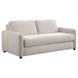 Furniture City Houma - Coaster - Rylie Upholstered Sofa Sleeper with Queen Mattress Beige - 360027