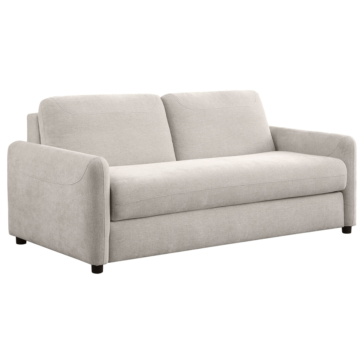 Furniture City Houma - Coaster - Rylie Upholstered Sofa Sleeper with Queen Mattress Beige - 360027