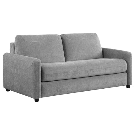 Furniture City Houma - Coaster - Rylie Upholstered Sofa Sleeper with Queen Mattress Grey - 360029