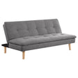 Furniture City Houma - Coaster - Scout Upholstered Tufted Convertible Sofa Bed Grey - 360045